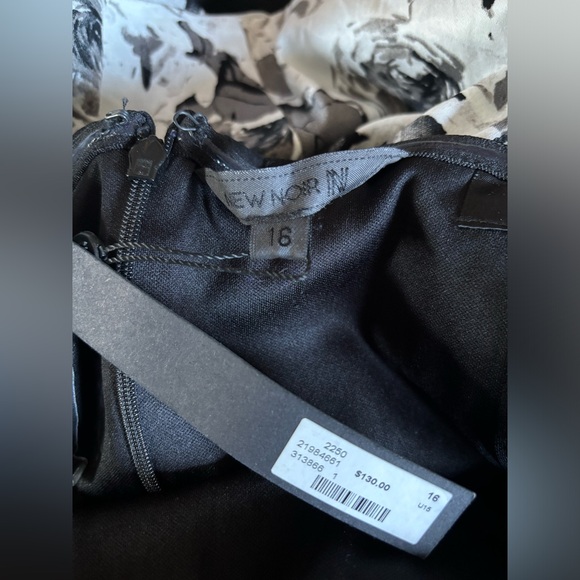 🆕 Addition Elle New Noir black floral dress size 16 - Picture 7 of 10